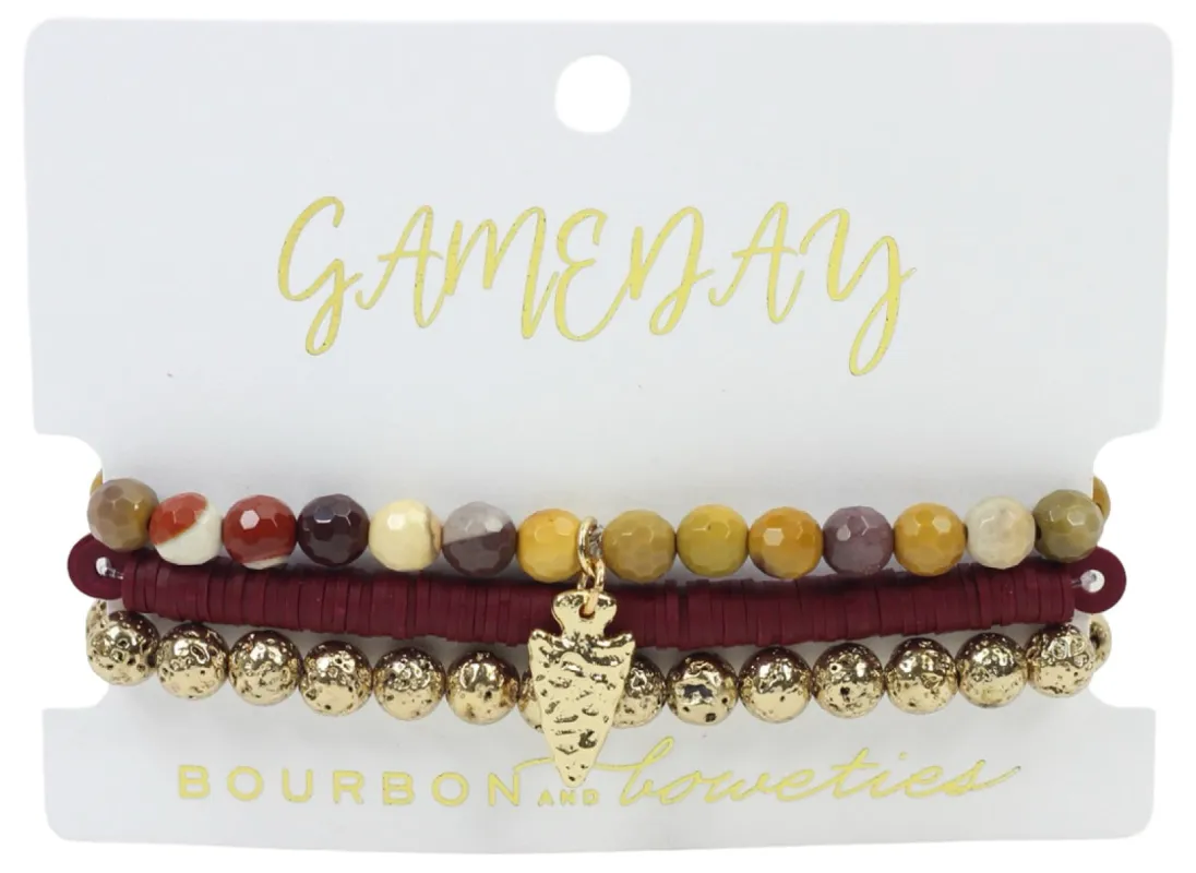 Gameday Stretchy Stack - Arrow sold by Bourbon and Bowties