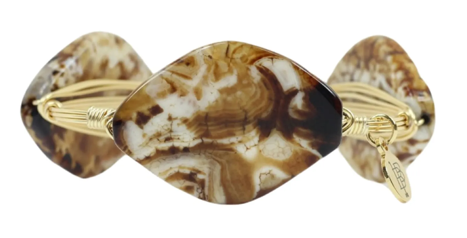 The Lena Bangle Bracelet sold by Bourbon and Bowties