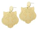 Gold Tiger Earring sold by Bourbon and Bowties