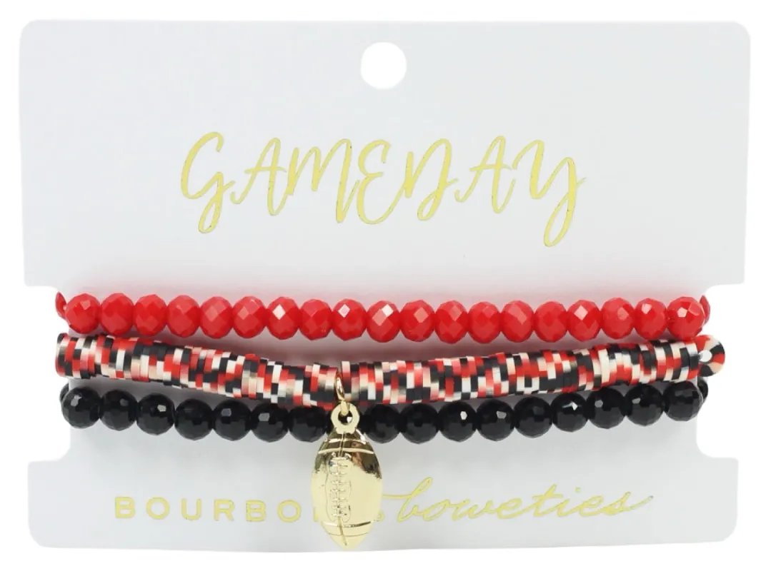 Gameday Stretchy Stack - Georgia sold by Bourbon and Bowties