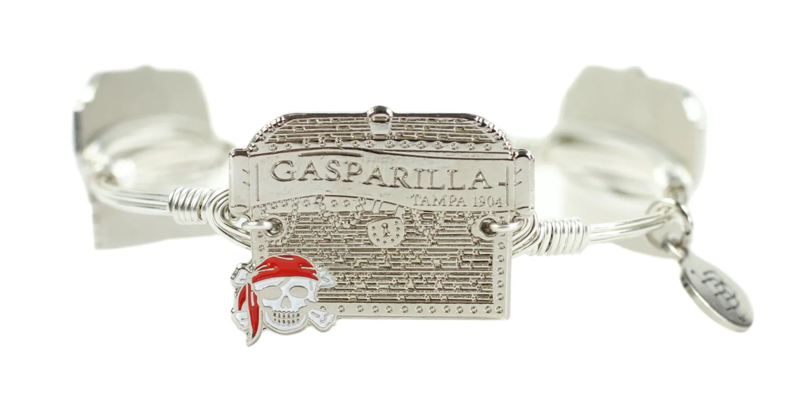 Gasparilla Treasure Chest Bangle sold by Bourbon and Bowties