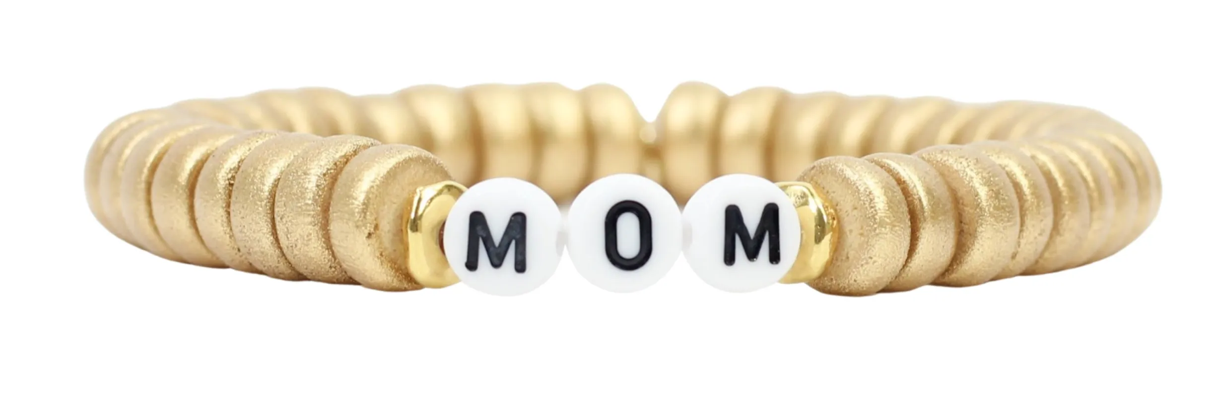 Gold Mother's Day Stretch Bracelet sold by Bourbon and Bowties