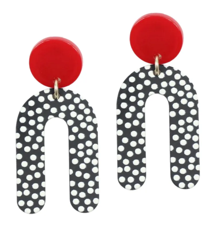 The Ruthie Earring made by Bourbon and Bowties