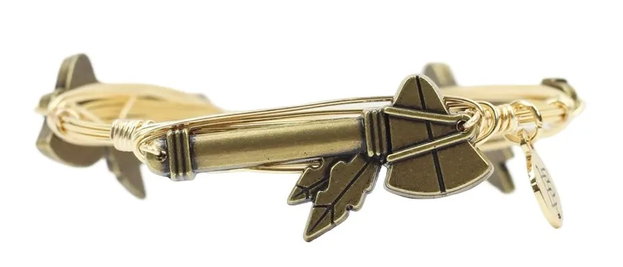 The Tomahawk Bangle Bracelet sold by Bourbon and Bowties