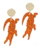 Chomp Chomp Earring - Orange sold by Bourbon and Bowties