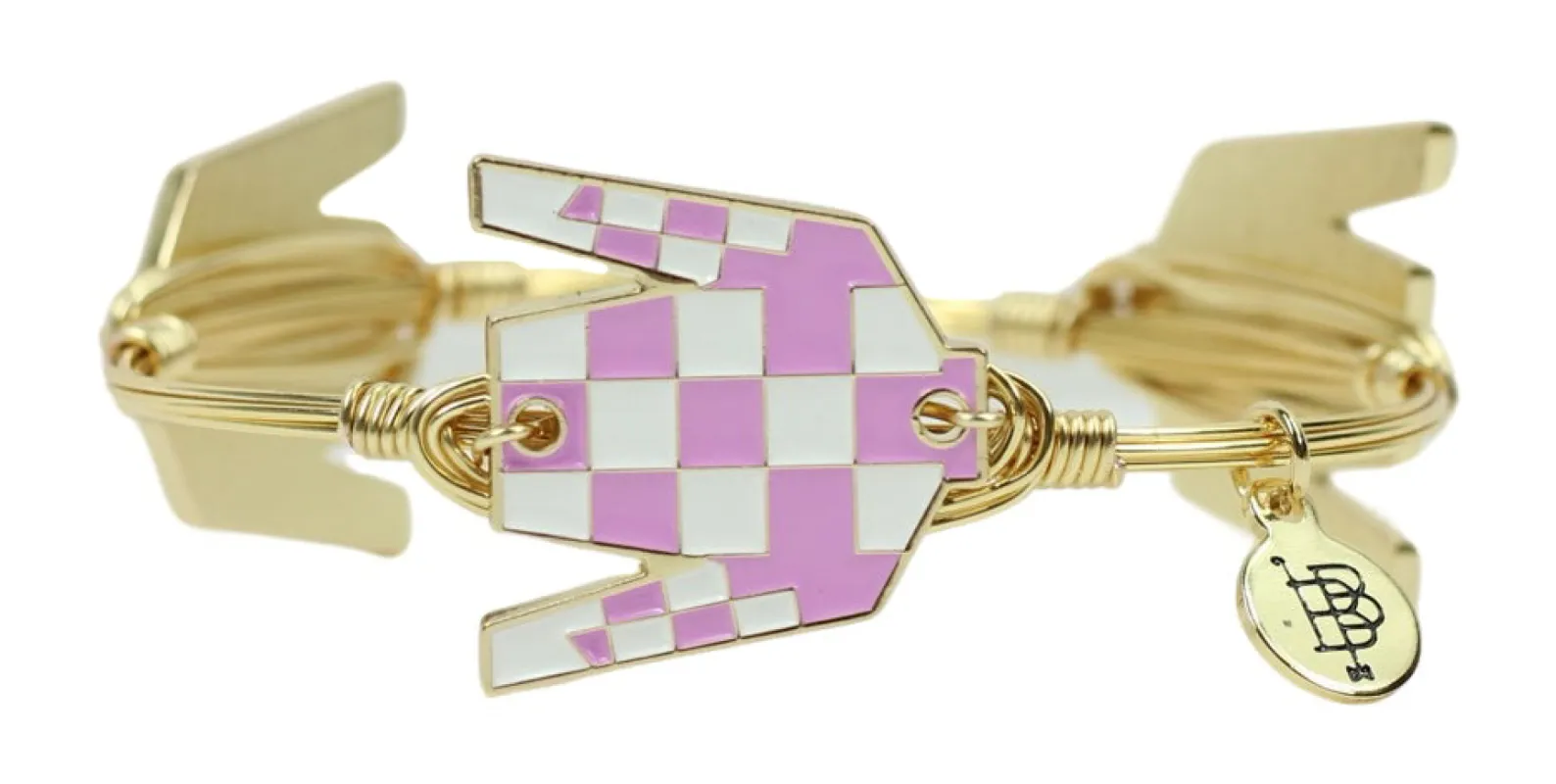 The Jockey Silk Bangle Bracelet - Purple sold by Bourbon and Bowties