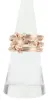 Rose Gold Stackable Ring Set sold by Bourbon and Bowties