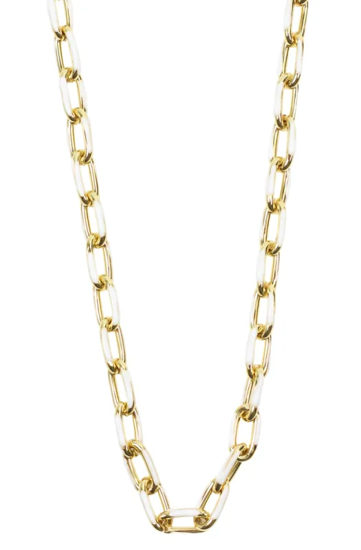 The Lennox Necklace - White sold by Bourbon and Bowties