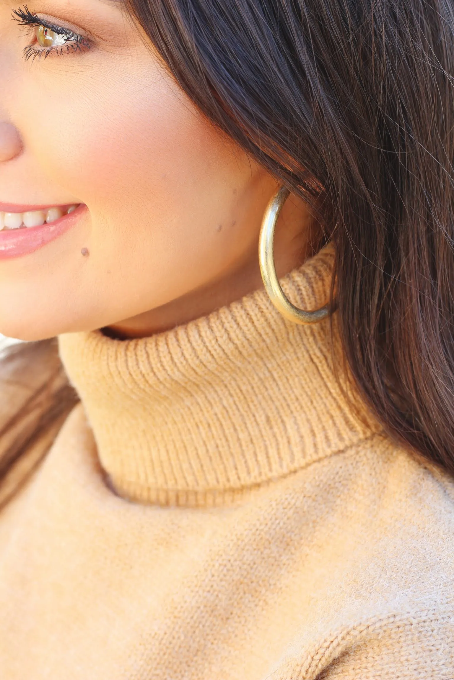 The Lila Hoop Earring sold by Bourbon and Bowties product image thumbnail 2