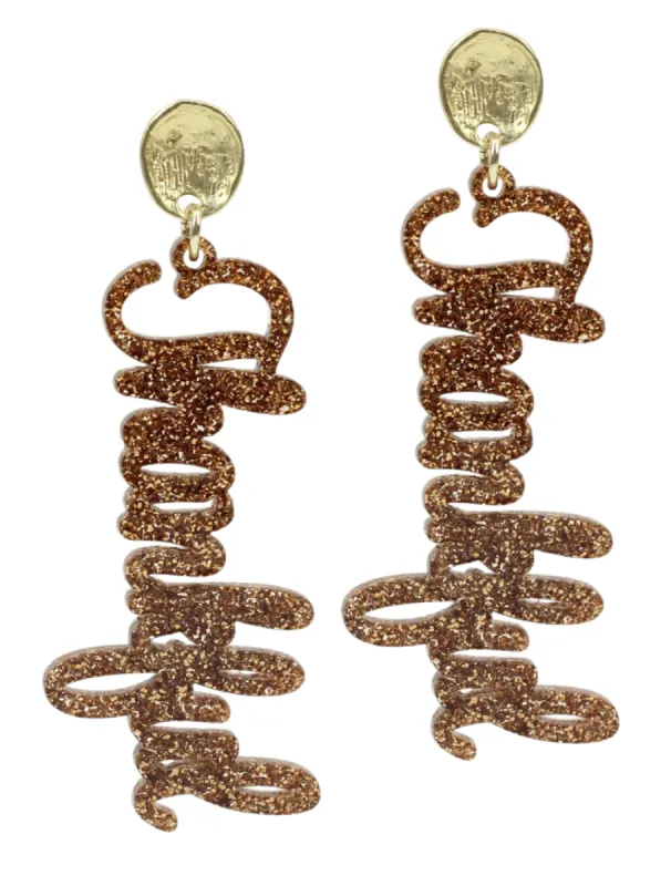 Thankful Earring sold by Bourbon and Bowties