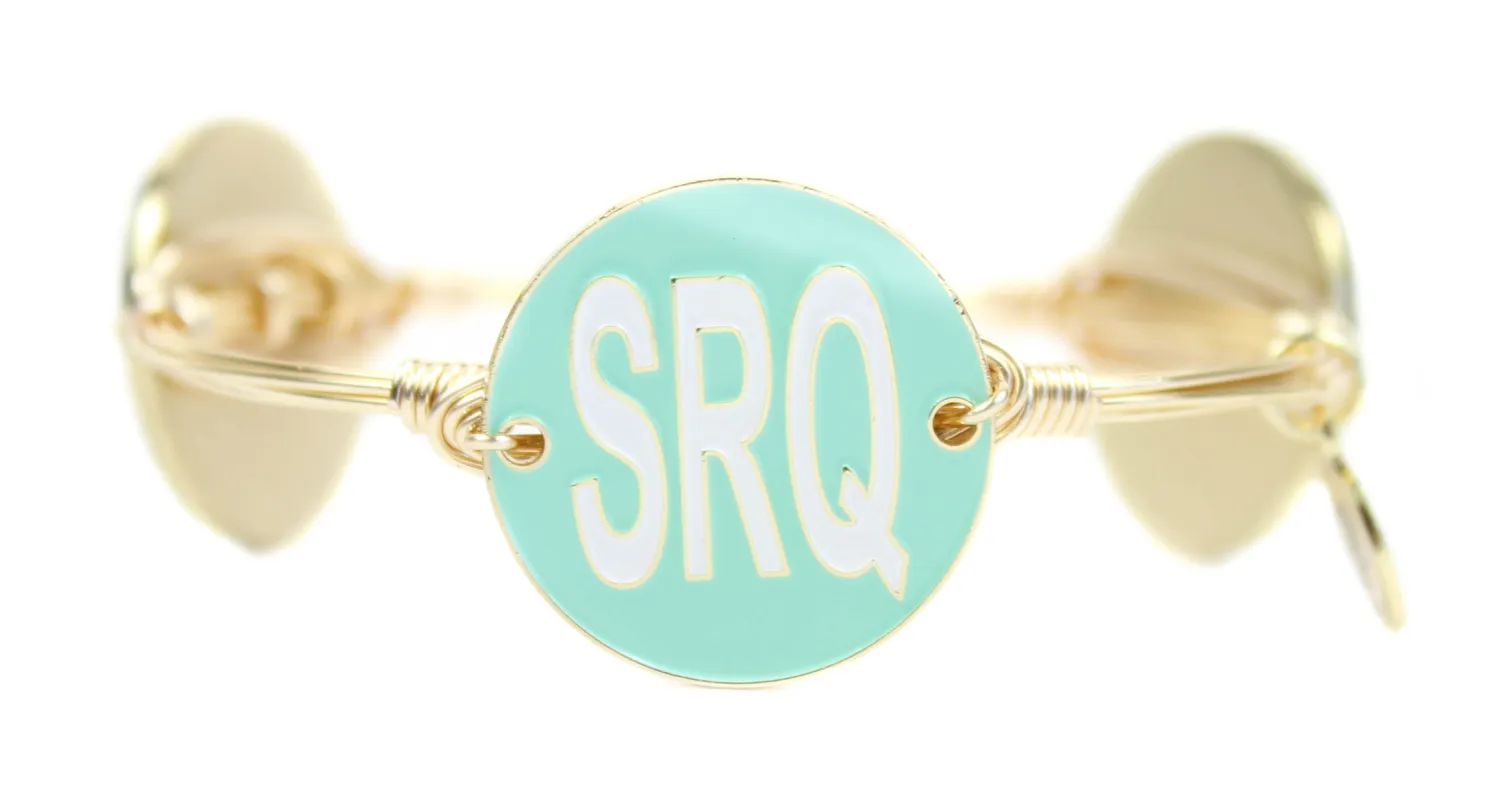 Aviate xx B&B SRQ Bangle Bracelet- Sarasota sold by Bourbon and Bowties