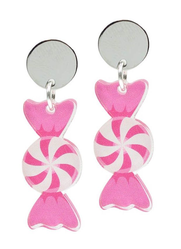 Candy Christmas Earring sold by Bourbon and Bowties product image thumbnail 2
