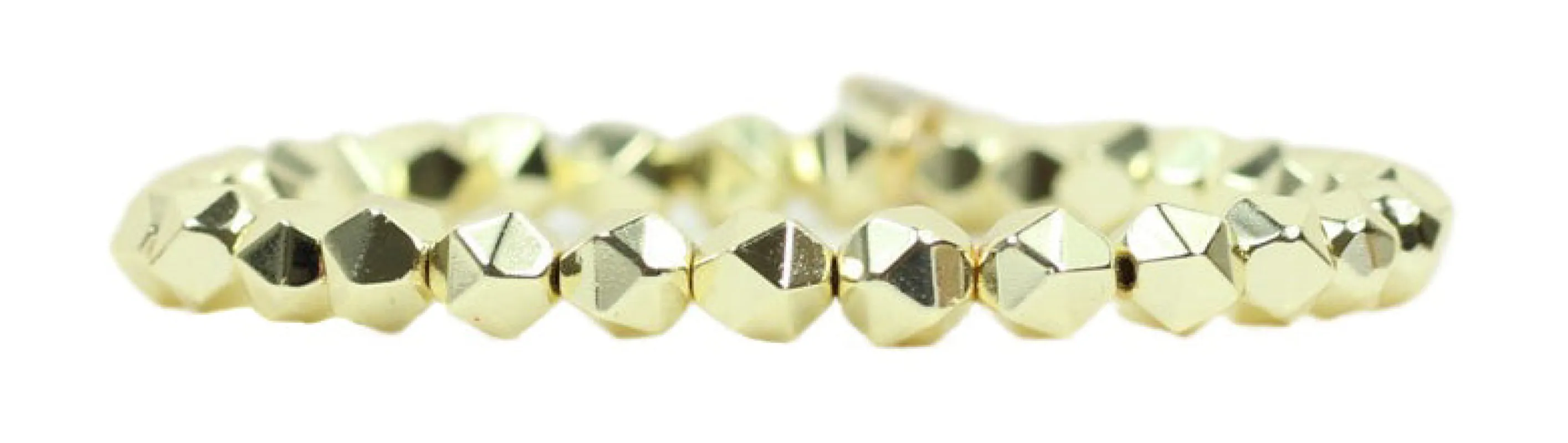 Stacker Stretch Bracelet - Gold Star Cut sold by Bourbon and Bowties