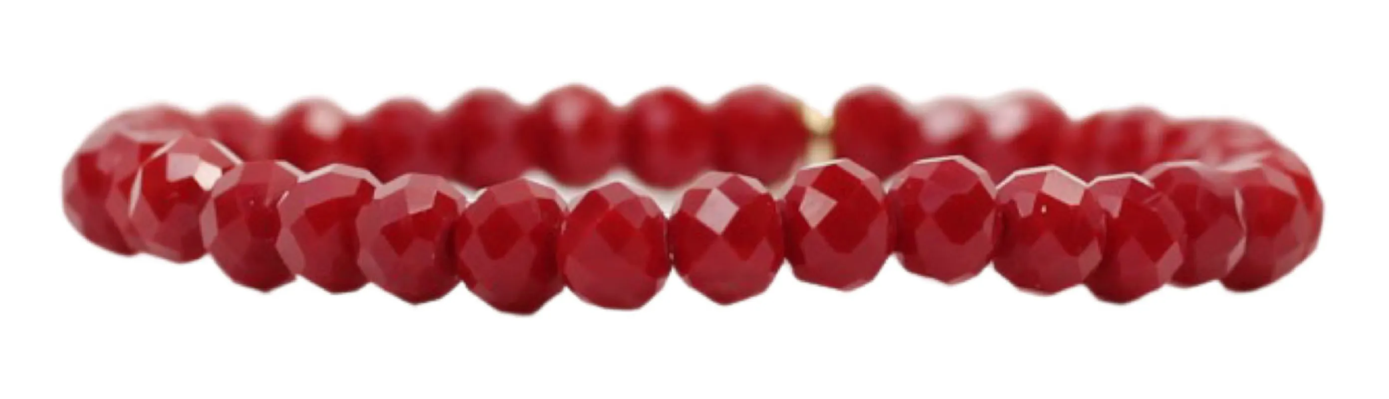 Stacker Stretch Bracelet - Crimson sold by Bourbon and Bowties