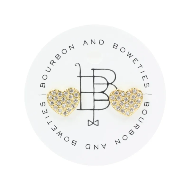 Heart Stud Earring sold by Bourbon and Bowties