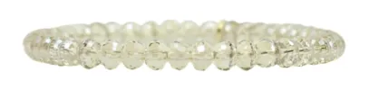 Stacker Stretch Bracelet - 6mm Champagne Donut sold by Bourbon and Bowties