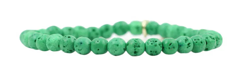 Stacker Stretch Bracelet - Green Lava sold by Bourbon and Bowties
