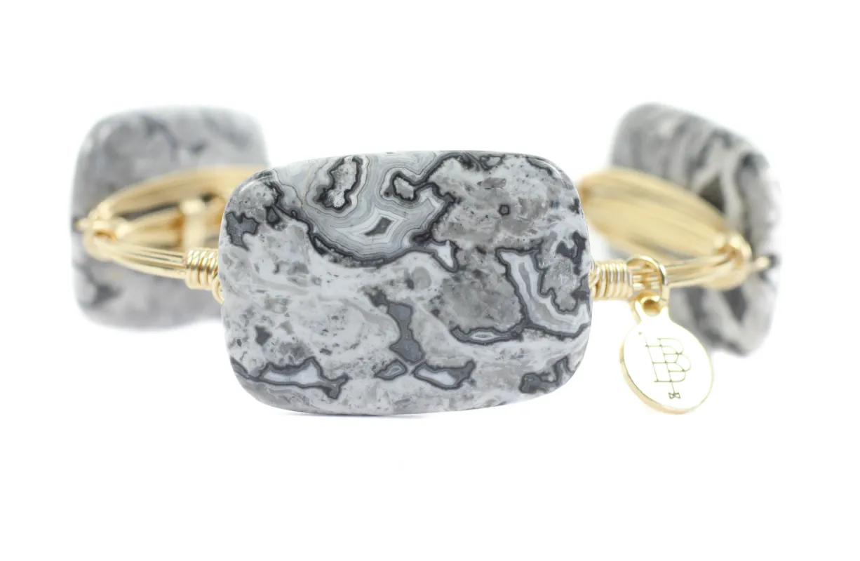 The Reed Bangle Bracelet made by Bourbon and Bowties