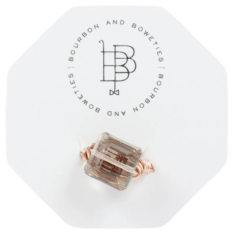 Smokey Rose Gold Ring sold by Bourbon and Bowties