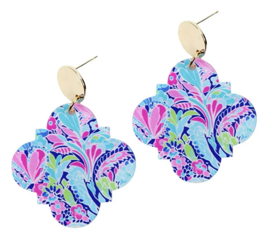 The Garden Party Earring sold by Bourbon and Bowties