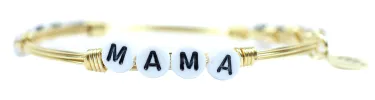 The Mama Bangle Bracelet sold by Bourbon and Bowties