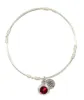 Birthstone Bangle Stacker - Silver sold by Bourbon and Bowties
