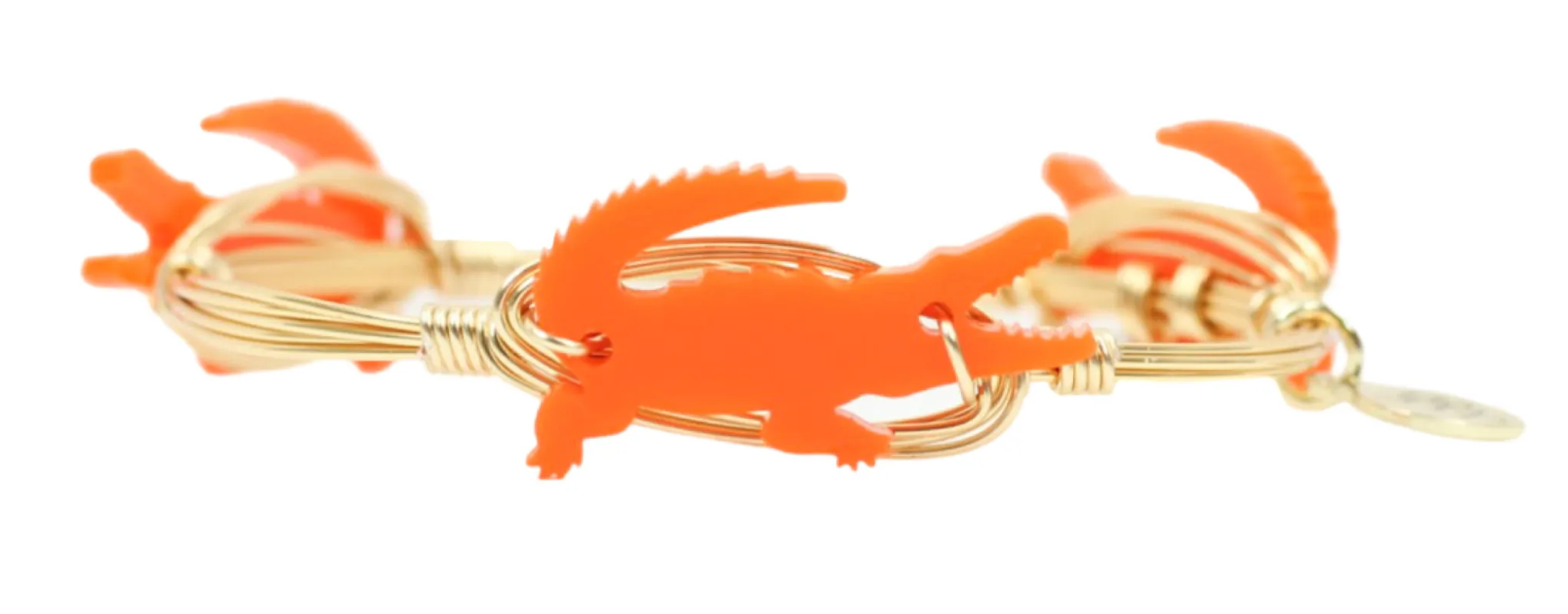 The Chomp Chomp Bangle Bracelet sold by Bourbon and Bowties