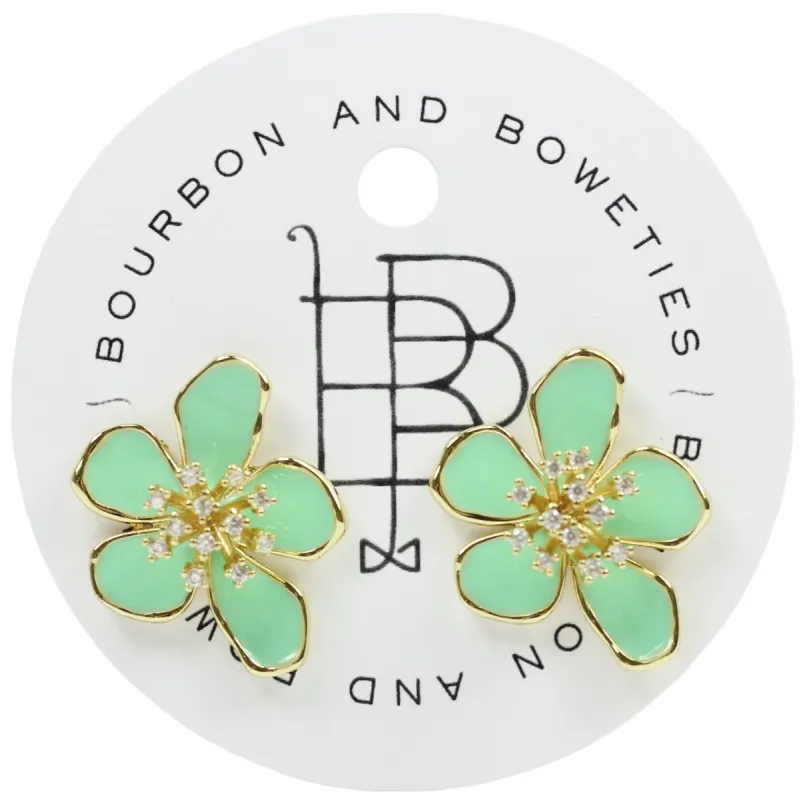 The Green Flower Stud sold by Bourbon and Bowties
