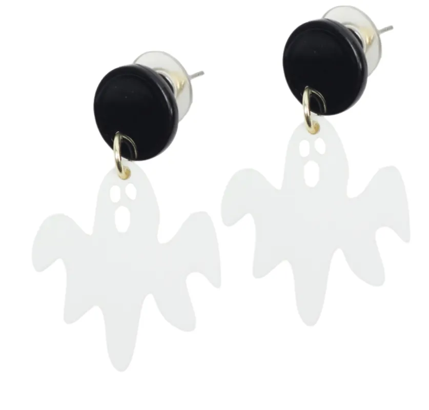 The Ghost Earring made by Bourbon and Bowties