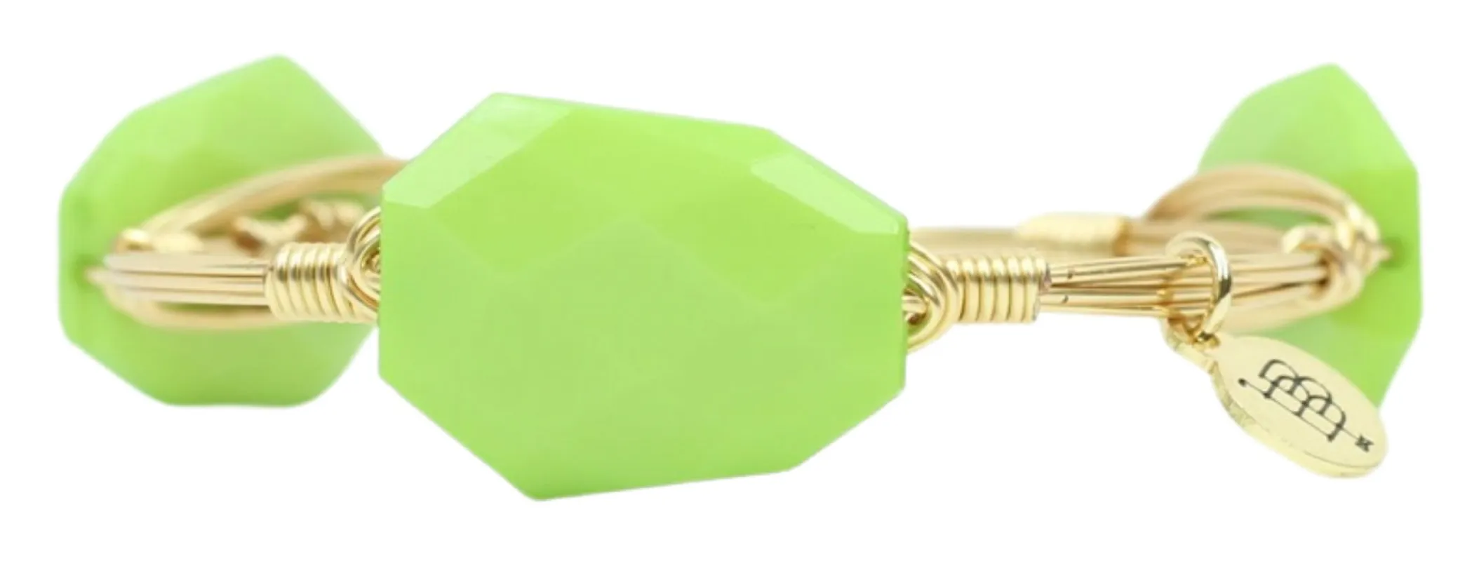 The Lime Bangle Bracelet sold by Bourbon and Bowties