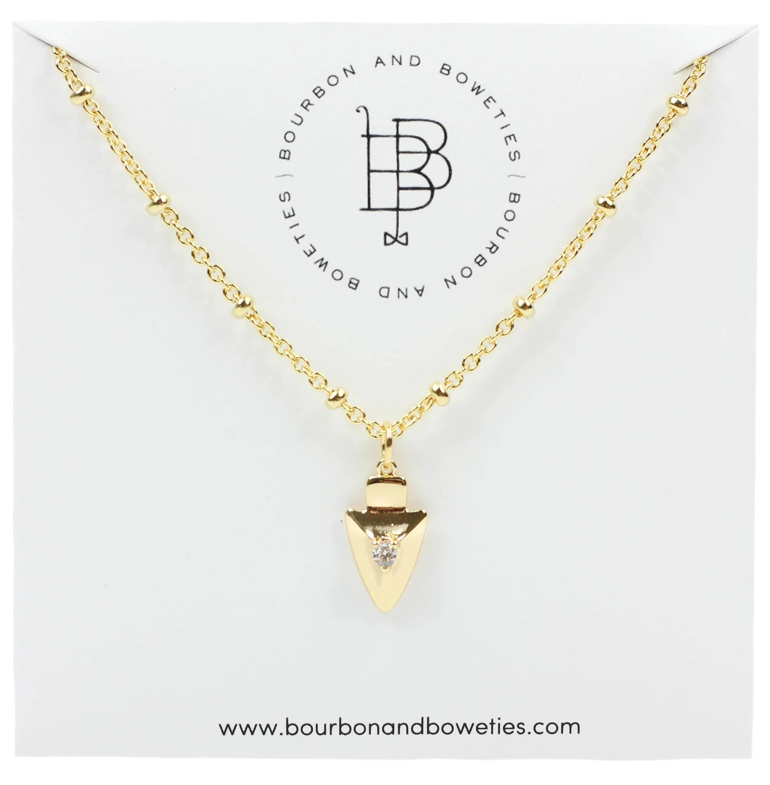 The Tally Necklace sold by Bourbon and Bowties