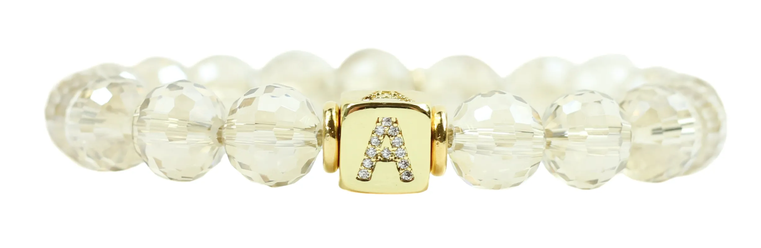 The Layla Initial Bracelet sold by Bourbon and Bowties