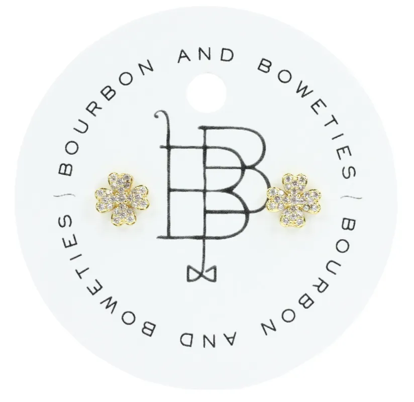 Clover Stud Earring sold by Bourbon and Bowties