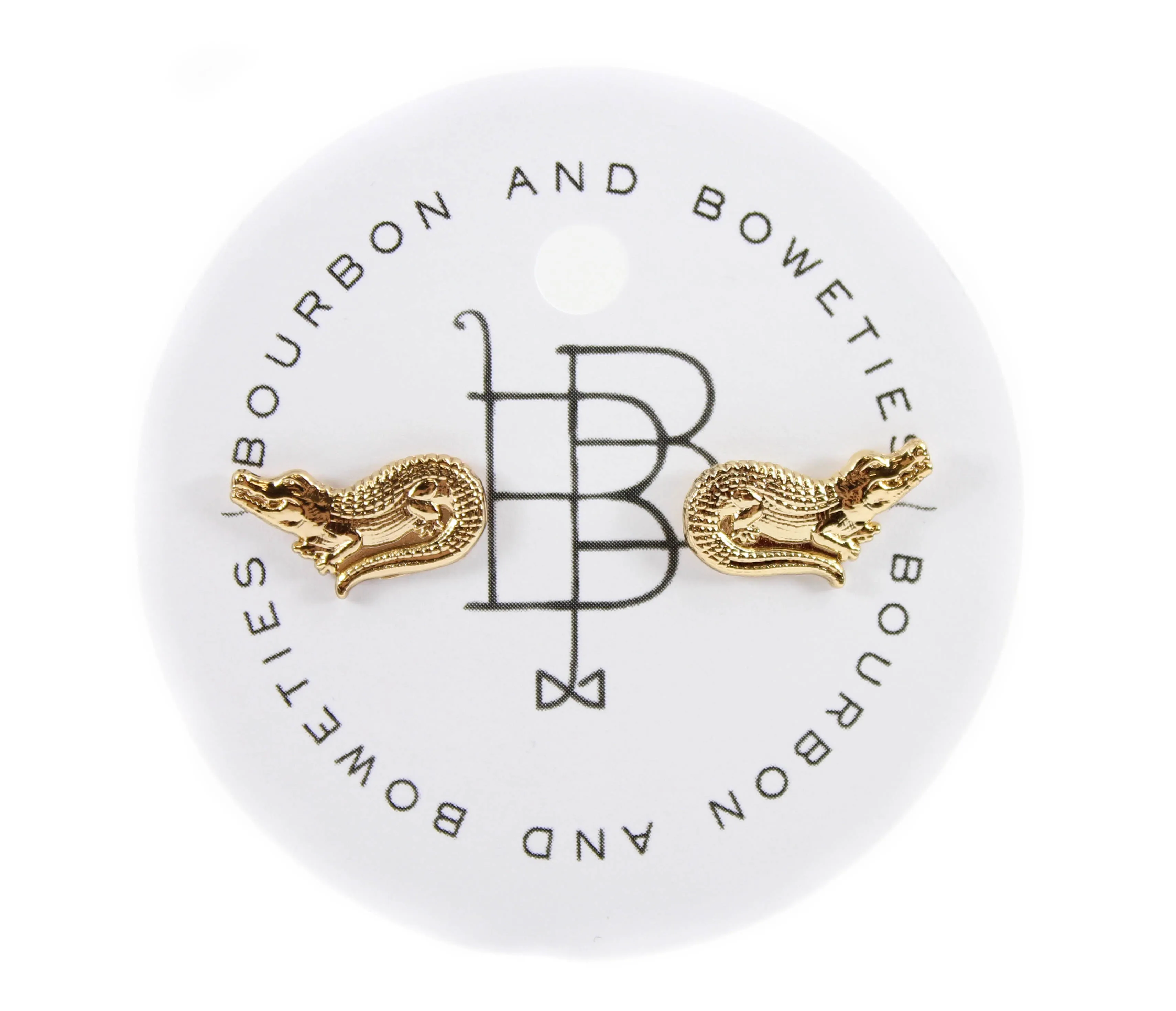 Alligator Stud Earring sold by Bourbon and Bowties