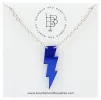 The Blue Bolt Necklace sold by Bourbon and Bowties