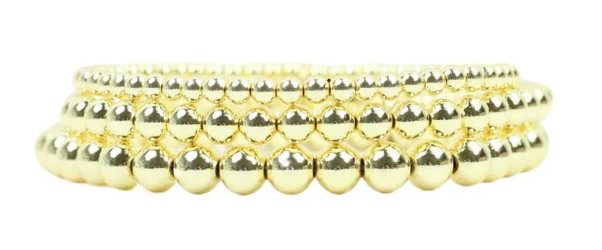 The Carley Stretchy Stack - Gold sold by Bourbon and Bowties