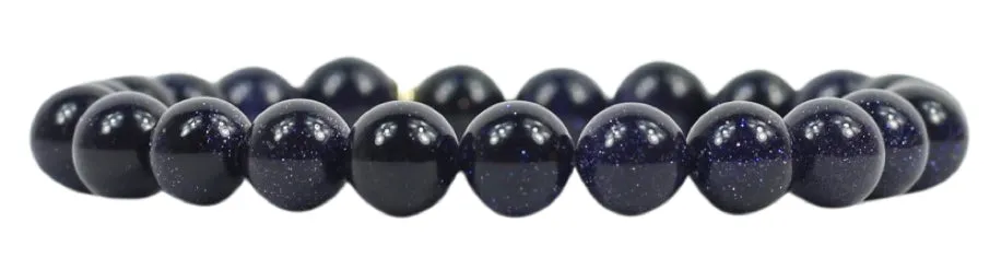 Stacker Stretch Bracelet - Navy Sandstone sold by Bourbon and Bowties