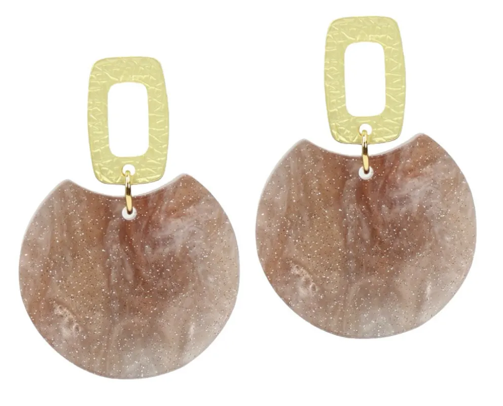 The Leighton Earring - Mocha sold by Bourbon and Bowties