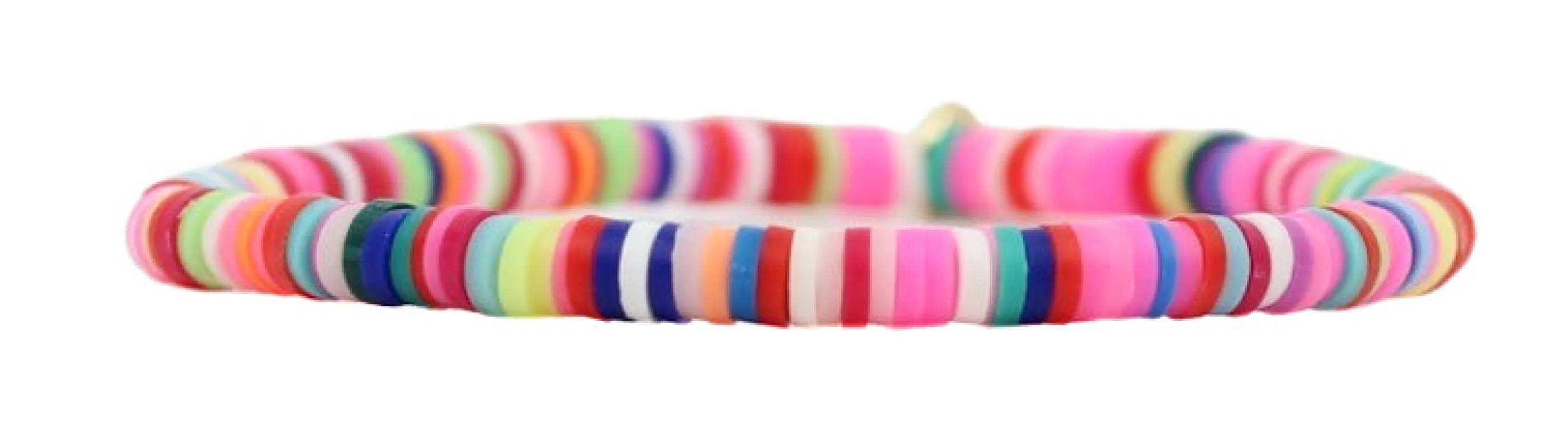 Stacker Stretch Bracelet - Rainbow Vinyl sold by Bourbon and Bowties