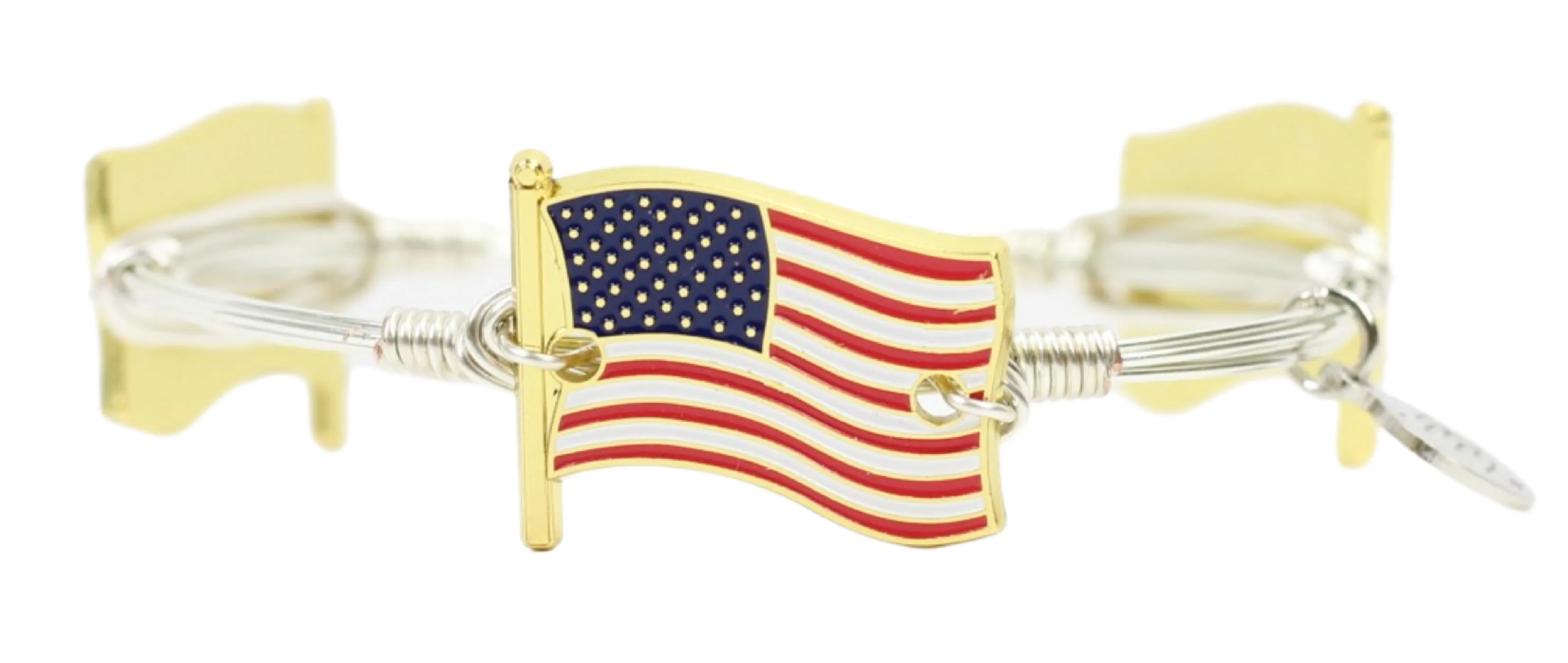 The American Flag Bangle Bracelet sold by Bourbon and Bowties product image thumbnail 2