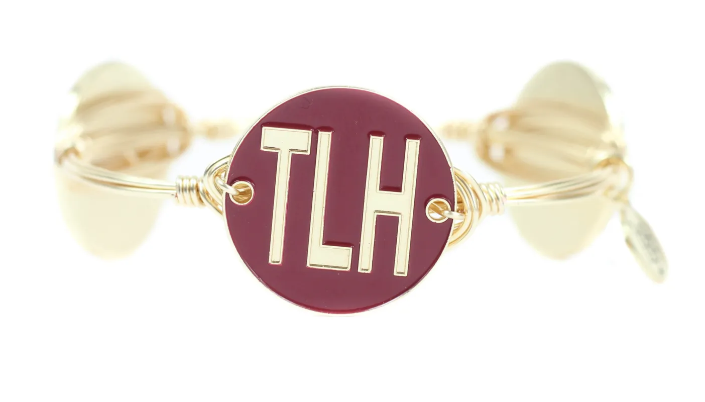 Aviate xx B&B TLH Bangle Bracelet- Tallahassee sold by Bourbon and Bowties