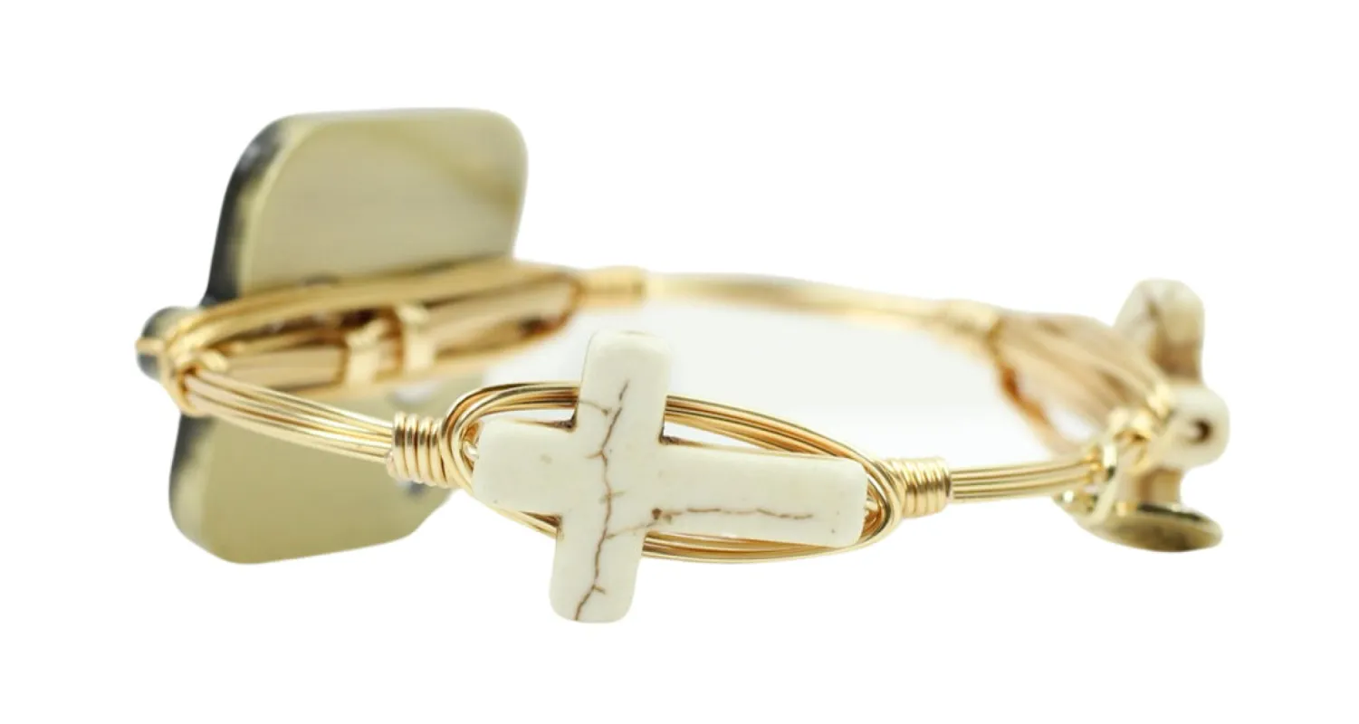 Cadella's xx Bourbon and Boweties Single Photo Tile Bangle - Cross sold by Bourbon and Bowties