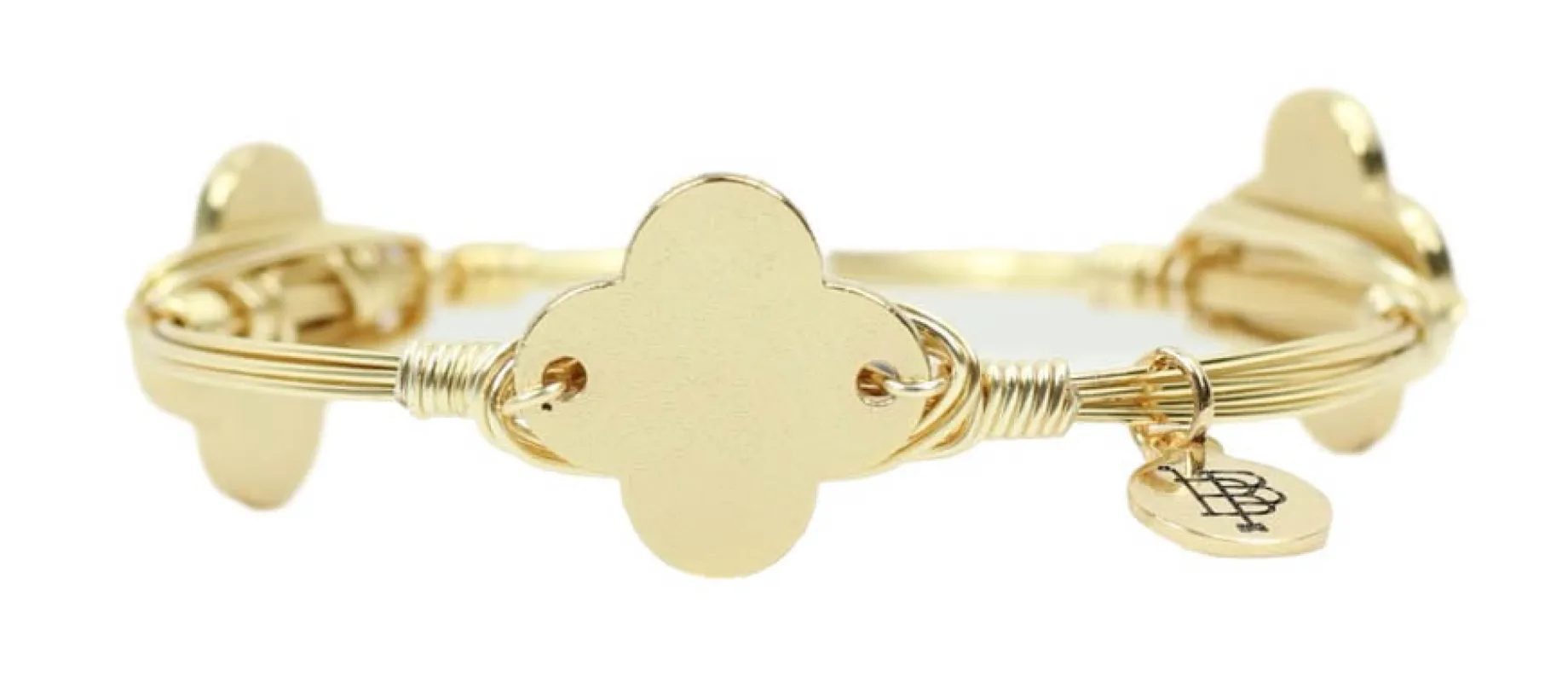 Clover Bangle Bracelet sold by Bourbon and Bowties