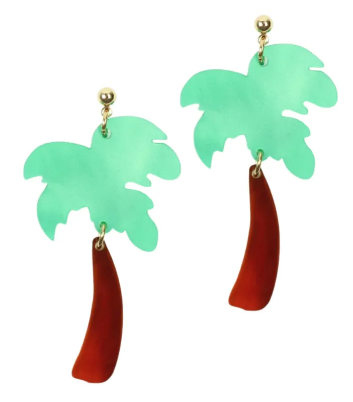 Palm Tree Earring sold by Bourbon and Bowties