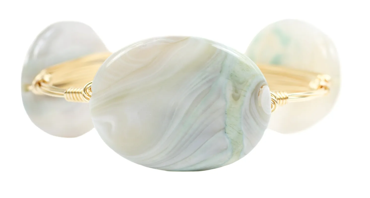 The Miles Bangle Bracelet sold by Bourbon and Bowties