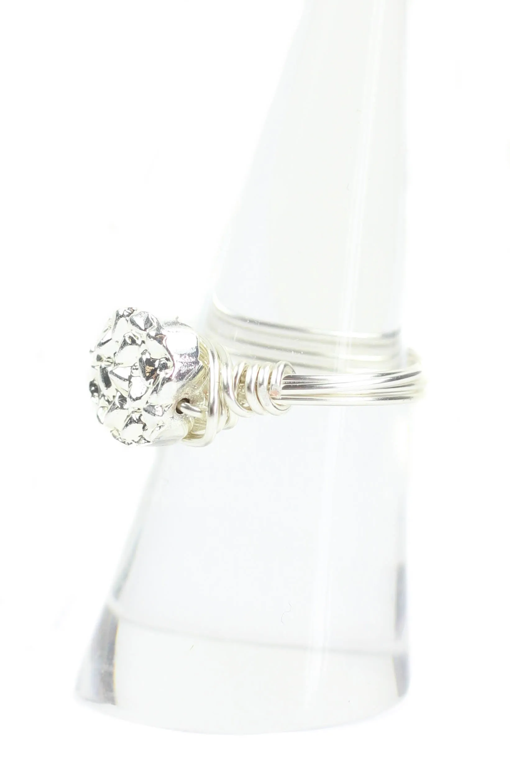 Silver Metallic Ring on Silver sold by Bourbon and Bowties product image thumbnail 3
