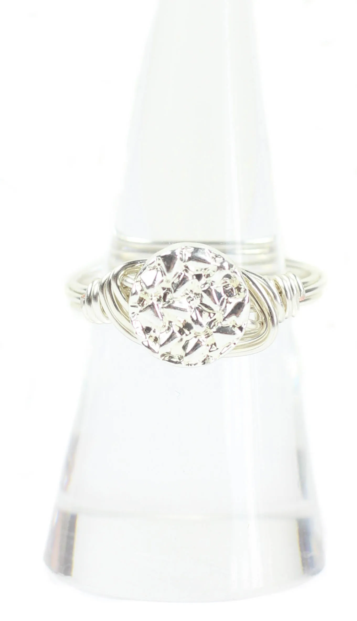 Silver Metallic Ring on Silver sold by Bourbon and Bowties product image thumbnail 2