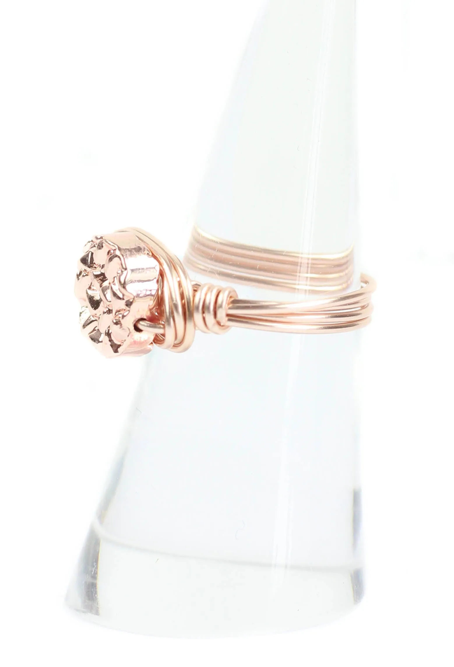 Rose Gold Metallic Ring sold by Bourbon and Bowties product image thumbnail 3