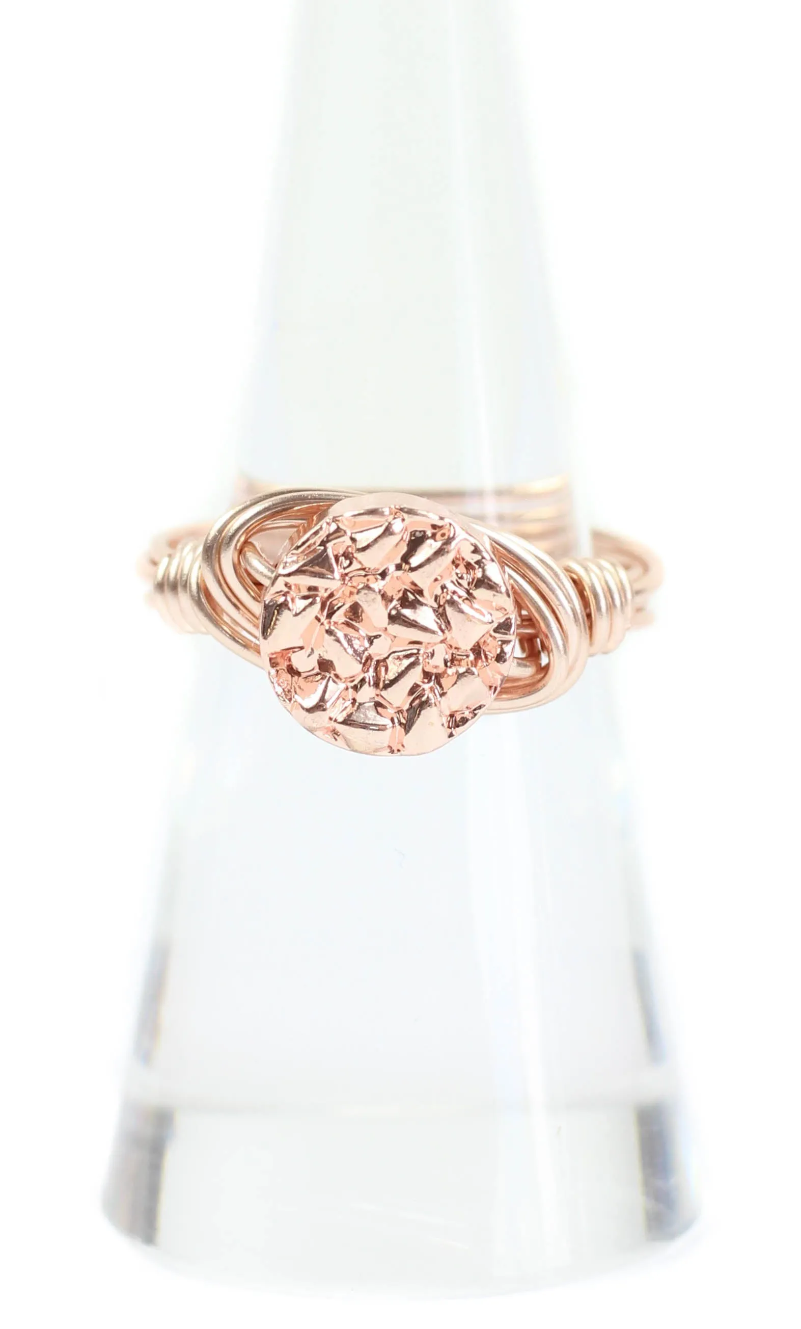 Rose Gold Metallic Ring sold by Bourbon and Bowties product image thumbnail 2