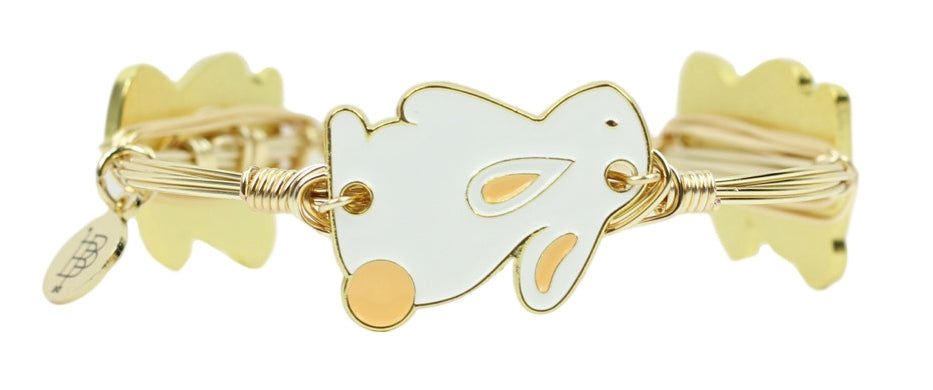 The Bunny Bangle Bracelet sold by Bourbon and Bowties